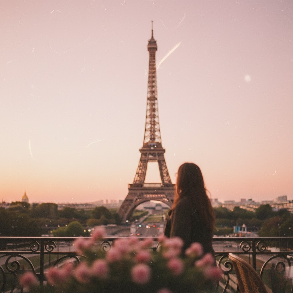 Sabrina Carpenter Eiffel Tower Photos