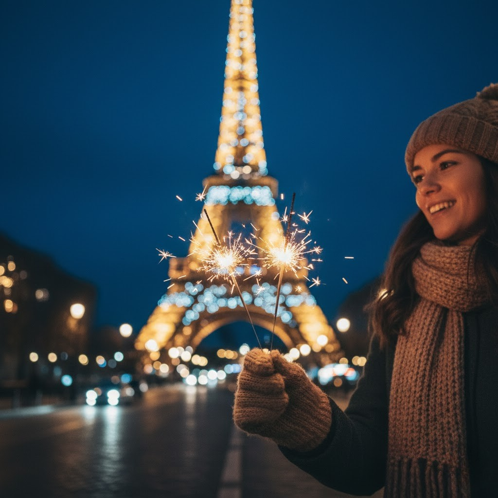 Christmas in Paris France