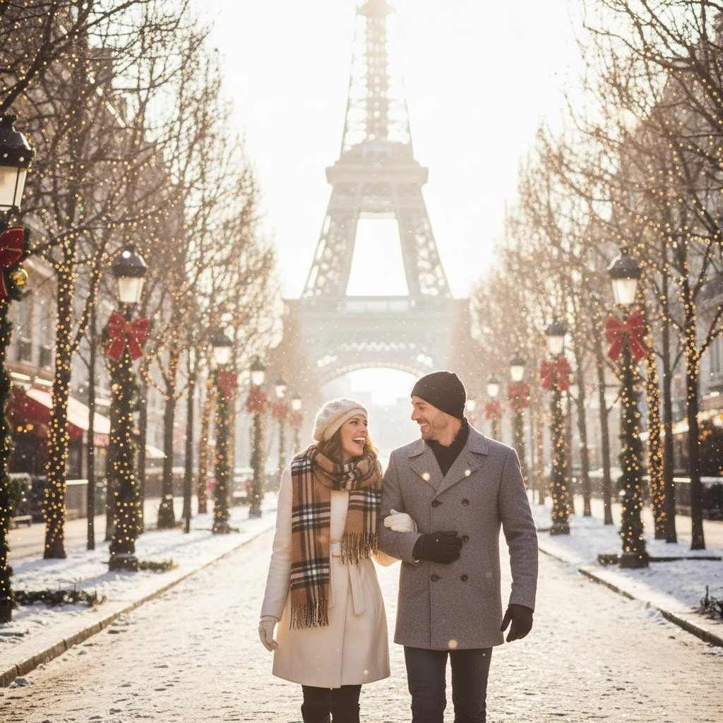 New Year celebration in Paris