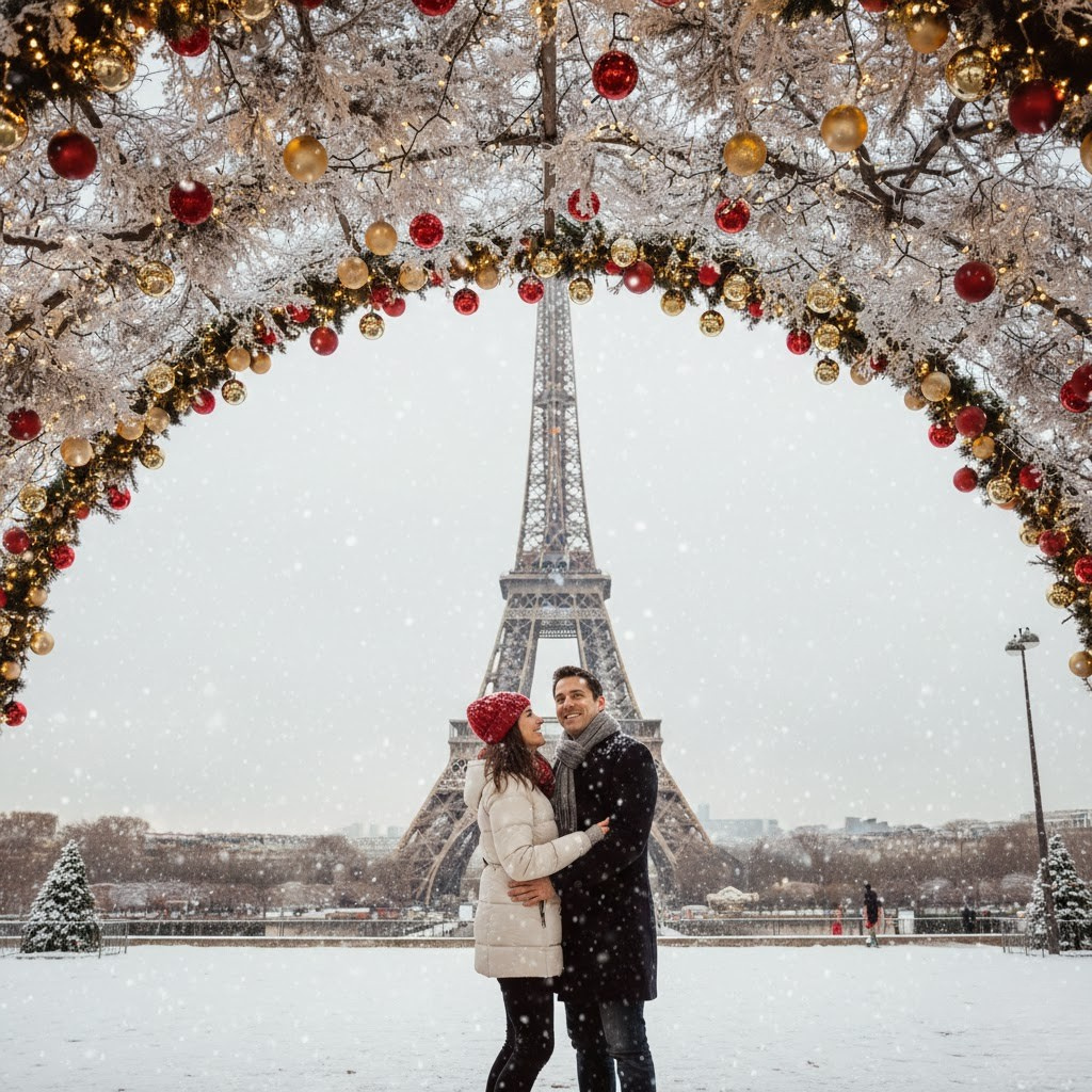 Visiting Paris at Christmas