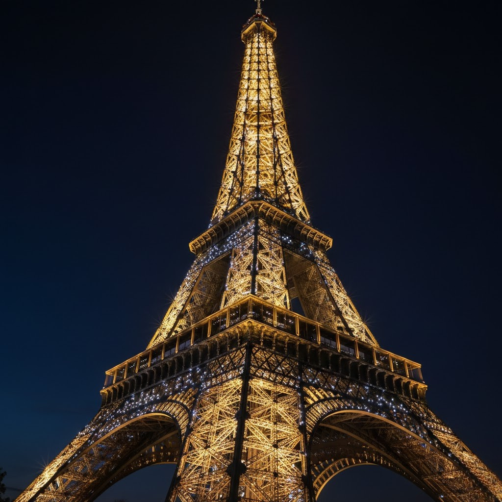 Eiffel Tower at Night