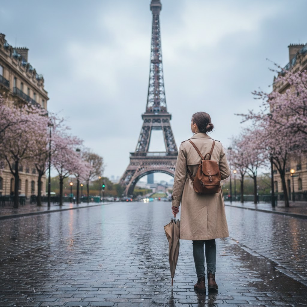 Visit Eiffel Tower in March
