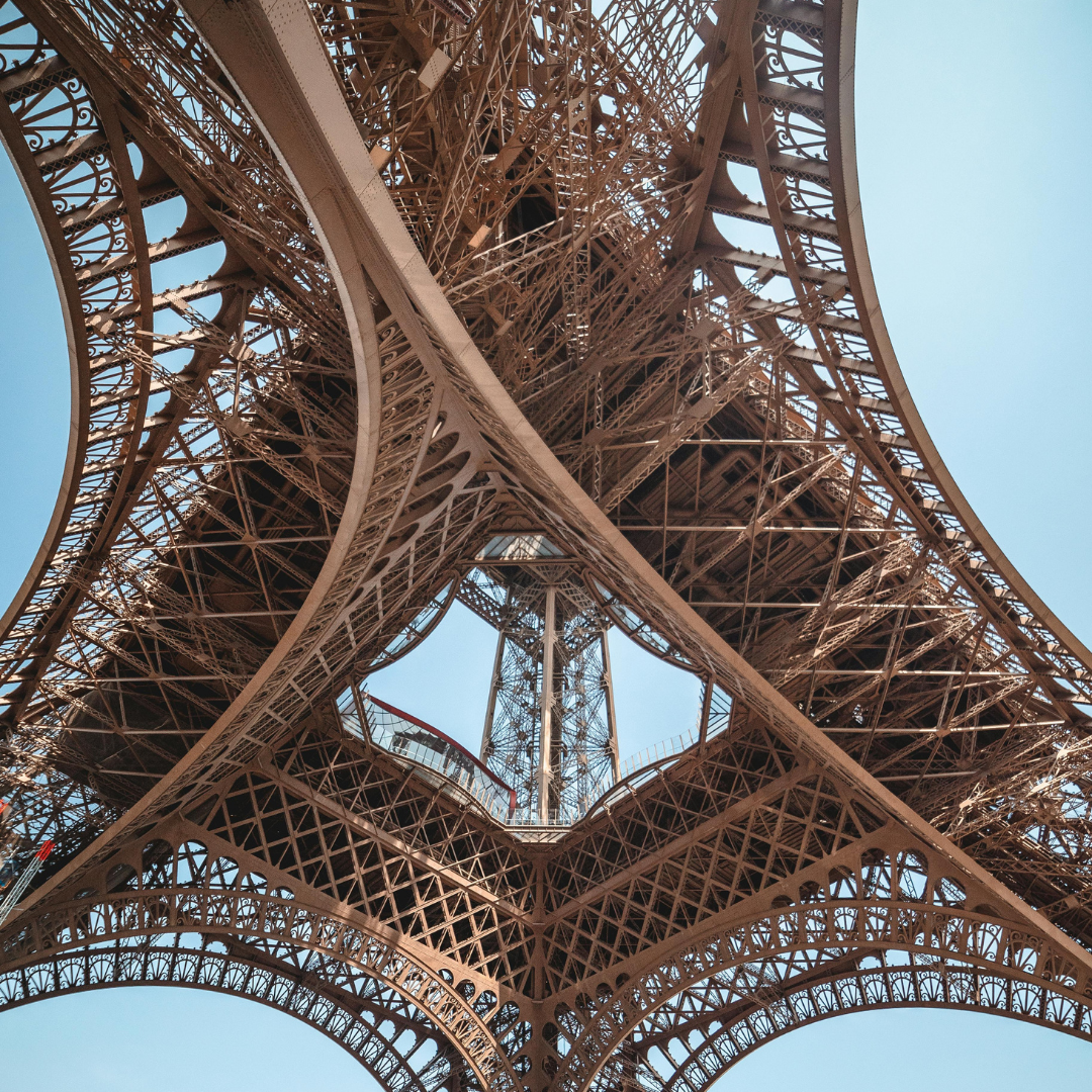 Historic Eiffel Tower Staircase